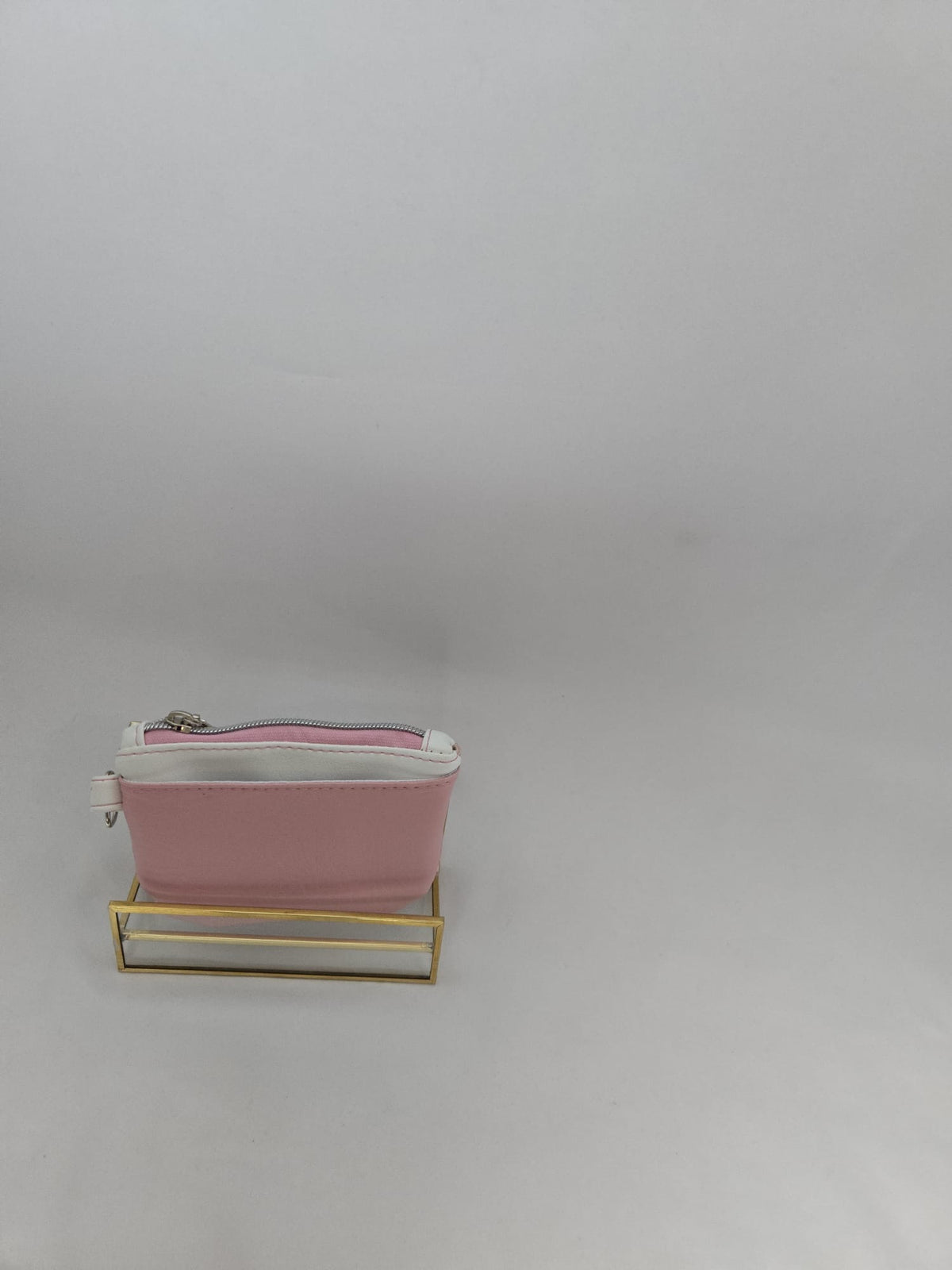Mini Purse Pink & White